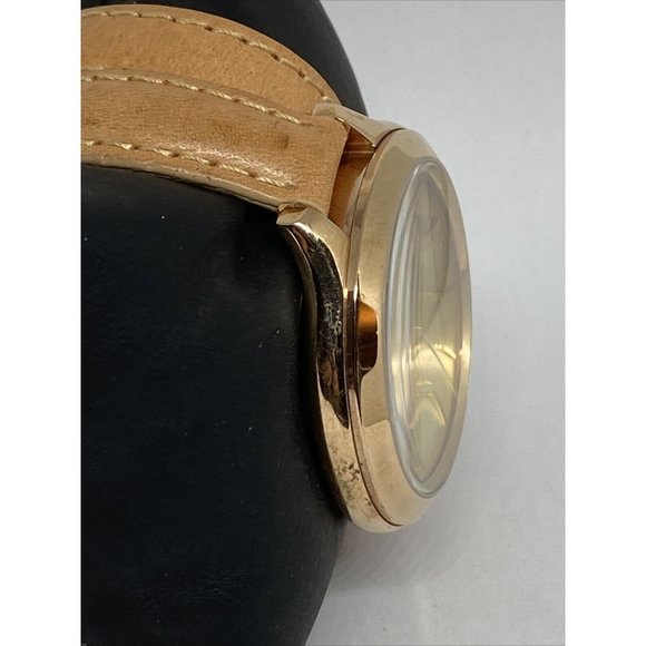 Michael Kors MK4288 Women's Beige Leather Analog S - Picture 5 of 12